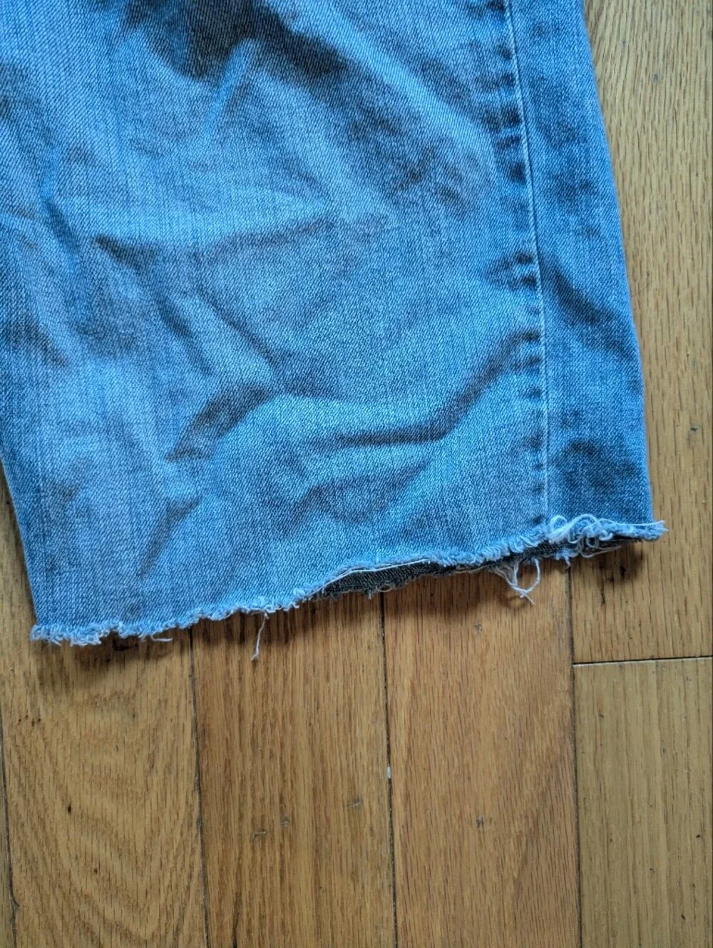 Levi's Light Blue Cut-Off Denim Shorts
